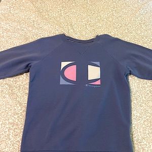 Blue champion long sleeve tee